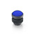 Leuchtvorsatz, beleuchtbar, Bund rund, blau, Einbau-Ø 22.3 mm, 1.74.505.511/1600