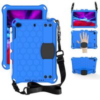 HONEYCOMB Protection Case for Apple iPad Mini 5/4/3/2/1. Blue. Raised sides and hard-shell design with hand strap and shoulder strap Tablet-Hüllen