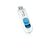 16GB USB 2.0 White&Blue C008 Smart Sliding Button USB-Flash-Laufwerke