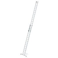 Height adjustable lean-to ladder
