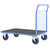 Carro de plataforma con paredes de rejilla, L x A de las camas 1200 x 800 mm, completamente elásticas.