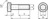 DIN 7984, Zylinderschraube, M 4x10, 010.9, verzinkt, standard, 5 µm, Zn5/An/T0