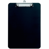 Schreibplatte A4 Kunststoff mit Bügelklemme schwarz