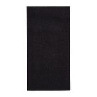 Fiesta Napkins in Black Paper for Dinner - 3 Ply and 8 Fold 400mm - 1000 Pack