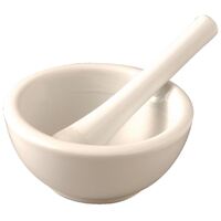 Vogue Pestle and Mortar Set for Herbs and Spices Made of Porcelain - 150mm