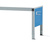 Seitenblende für MULTIPLAN ESD Standard, für Tischtiefe 1000 mm, Wasserblau RAL 5021 | LMK1167.5021