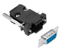 Kit connecteur à souder + capot - SUBD9 F