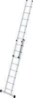 Alu-Schiebeleiter 2x8 Sprossen Leiterlänge 2,50m eingef.Arbeitshöhe bis 5,20 m