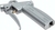 Wzorowy interpretacja: Aluminiowy pistolet przedmuchowy bez dyszy, z gwintem wewnetrznym M 12x1,25
