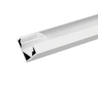 Alu Eck-Profil 2 TP, 200cm, für LED-Strips bis 12 mm, weiß matt