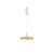 Leuchtenschirm LALU® PLATE 22 MIX&MATCH, H:1,5 cm, weiß/gold