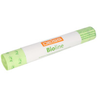 Bio-Müllsäcke DEISS BIOLINE aus ecovio® 240 Liter, 650+550x1350x0,022 mm natur