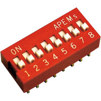 APEM DS-08 Standard DIP Switch 8 Pole
