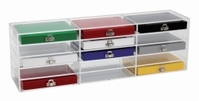 Storage Rack for Microscope Slide Boxes Acrylic Array 15