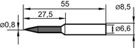 PUNTA SOLDADURA REPUESTO PUNTA LÁPIZ 0,8MM ERSA 91500021