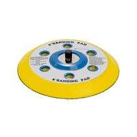 6 Hole 150mm 5/16 Thread Backing Pad For Abrasive Discs,Hook & Loop For Use On Machine Tools