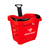 Roller Basket "TL-1", 55 liter Shopping Basket, for pulling and carrying | red similar to RAL 3020