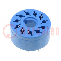 Socket; PIN: 11; 10A; 250VAC; PCB; for PCB; Series: 60.13; -40÷70°C