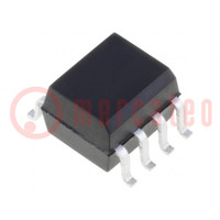 Optocoupler; SMD; Ch: 1; OUT: transistor; Uinsul: 3kV; Uce: 70V; SO8