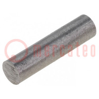 Magnet: permanent; Ø3x12mm; AlNiCo500; 1150mT