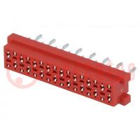 Wire-board; socket; female; PIN: 16; THT; on PCBs; 30V; 1A; -40÷105°C