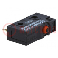 Microswitch SNAP ACTION; 0.1A/125VAC; 0.1A/30VDC; without lever