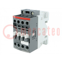 Contactor: 3-pole; NO x3; Auxiliary contacts: NC; 12A; AF; -25÷60°C