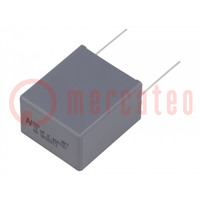 Capacitor: polyester; 10uF; 200VAC; 400VDC; 27.5mm; ±10%; -55÷105°C