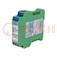 Converter: isolating signal separator; for DIN rail mounting