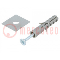 Connector 180°; stainless steel; WALLE12