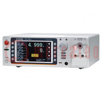 Safety tester; Utest: 0.05÷5kVAC,0.05÷6kVDC; 1kVA; True RMS AC