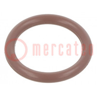 Uszczelka O-ring; FPM; Thk: 3mm; Øwewn: 19mm; brązowy; -20÷200°C