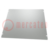 Mounting plate; steel; Series: 1441; grey