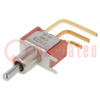 Switch: toggle; Pos: 3; SP3T; ON-OFF-ON; 0.02A/20VAC; 0.02A/20VDC