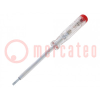 Voltage tester; insulated; slot; SL 3,5; Blade length: 100mm