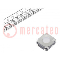 Microschakelaar TACT; SPST-NO; pos: 2; 0,05A/32VDC; SMT; geen; 1,6N