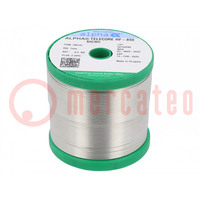 Soldering wire; Sn96,5Ag3Cu0,5; 1mm; 500g; lead free; reel; 2.2%