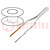 Wire: loudspeaker cable; 2x0.75mm2; stranded; OFC; transparent