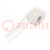 Label; polyester; white; -40÷150°C; slide; TM-I; UL94HB; W: 4mm; reel