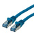 ROLINE Patchkabel Cat.6A S/FTP (PiMF), Component Level, LSOH, blauw, 0,3 m