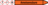 Rohrmarkierer mit Gefahrenpiktogramm - Ameisensäure, Orange, 5.2 x 50 cm, Rot