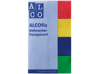 Haftmarker ALCOfix, 50x20 mm, rot, gelb, blau, grün, je 40 Stück