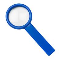 Artikelbild Magnifying glass with handle "Handle 3 x", standard-blue PS
