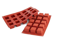 SILIKOMART ROTEX SF 105 MOULE À GÂTEAU EN SILICONE 15 CUBES