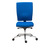 Bureaustoel met stoffen rug en zitting Bruneau Activ&#39; blauw - Synchroon