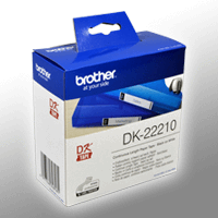Brother PT Etiketten DK22210 weiss 29mm x 30,48m Rolle