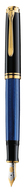 Pelikan M400 vulpen Ingebouwd vulsysteem Zwart, Blauw, Goud 1 stuk(s)