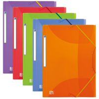 Oxford 100201225 fichier Rouge, Orange, Vert, Bleu, Violet A4