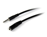 StarTech.com 2m 3.5mm/3.5mm kabel audio Czarny