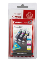 Canon CLI-521 CMY Druckerpatrone Original Cyan, Magenta, Gelb